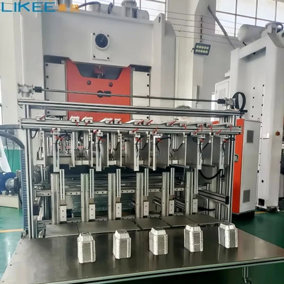 Macchina ad alta velocità completamente automatica per contenitori in foglio di alluminio per imballaggio alimentare LK-T80