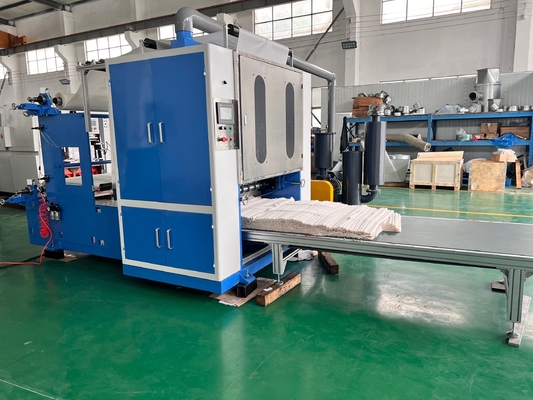 Macchina di taglio a velocità regolabile di fogli di plastica pop-up in HDPE completamente automatica