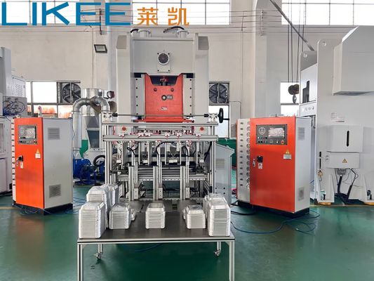 T80 contenitore di foglio di alluminio Food Baking Tray Machine OEM torta riciclata rettangolare