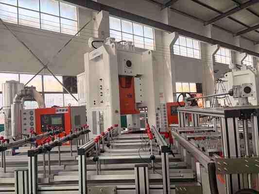 Macchina per la fabbricazione di contenitori in foglio di alluminio con forma rotonda imballaggio alimentare inodore