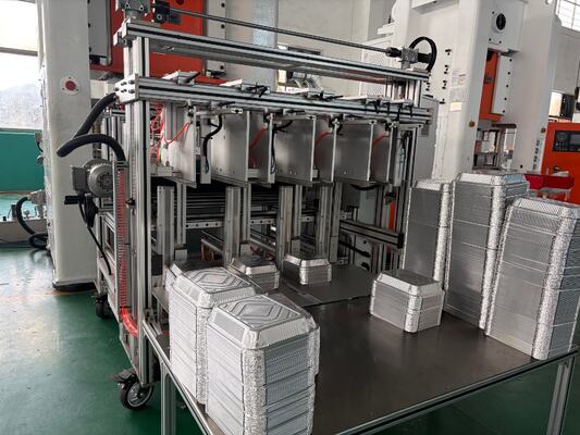 LK-T80 Vassoi originali 8389 OEM in alluminio per asporto, senza odore particolare, fabbricati a macchina