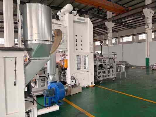 Macchina per la produzione di fogli di alluminio LK-T80 con funzionamento continuo 24 ore su 24, 7 giorni su 7, capacità di pressa da 80 tonnellate e controllo PLC Mitsubishi