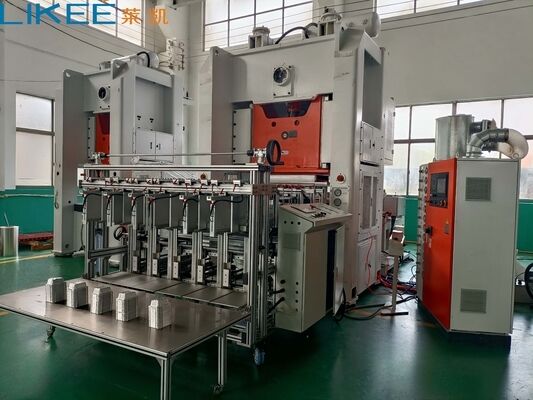 Linea di presse a H per la produzione di massa di contenitori in alluminio, 130 tonnellate